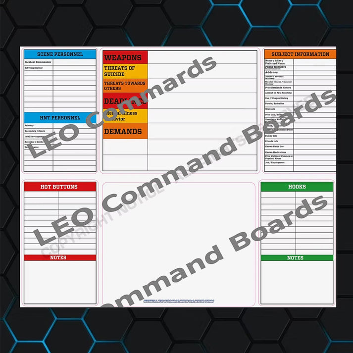 HNT Police Case – L.E.O Command Boards