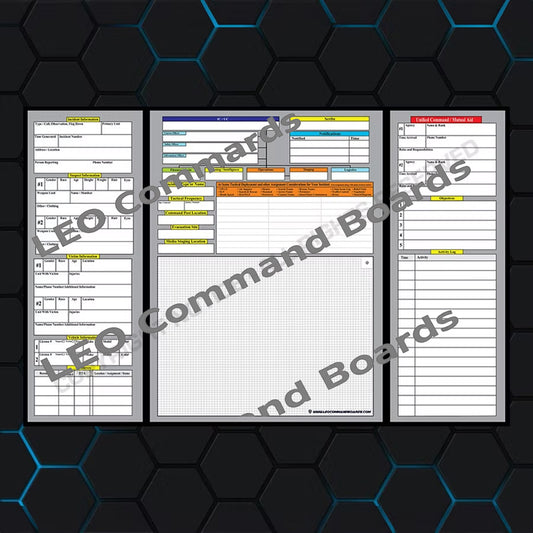 Patrol Sergeant Trifold Board