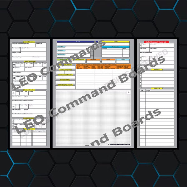 Patrol Sergeant Trifold Board