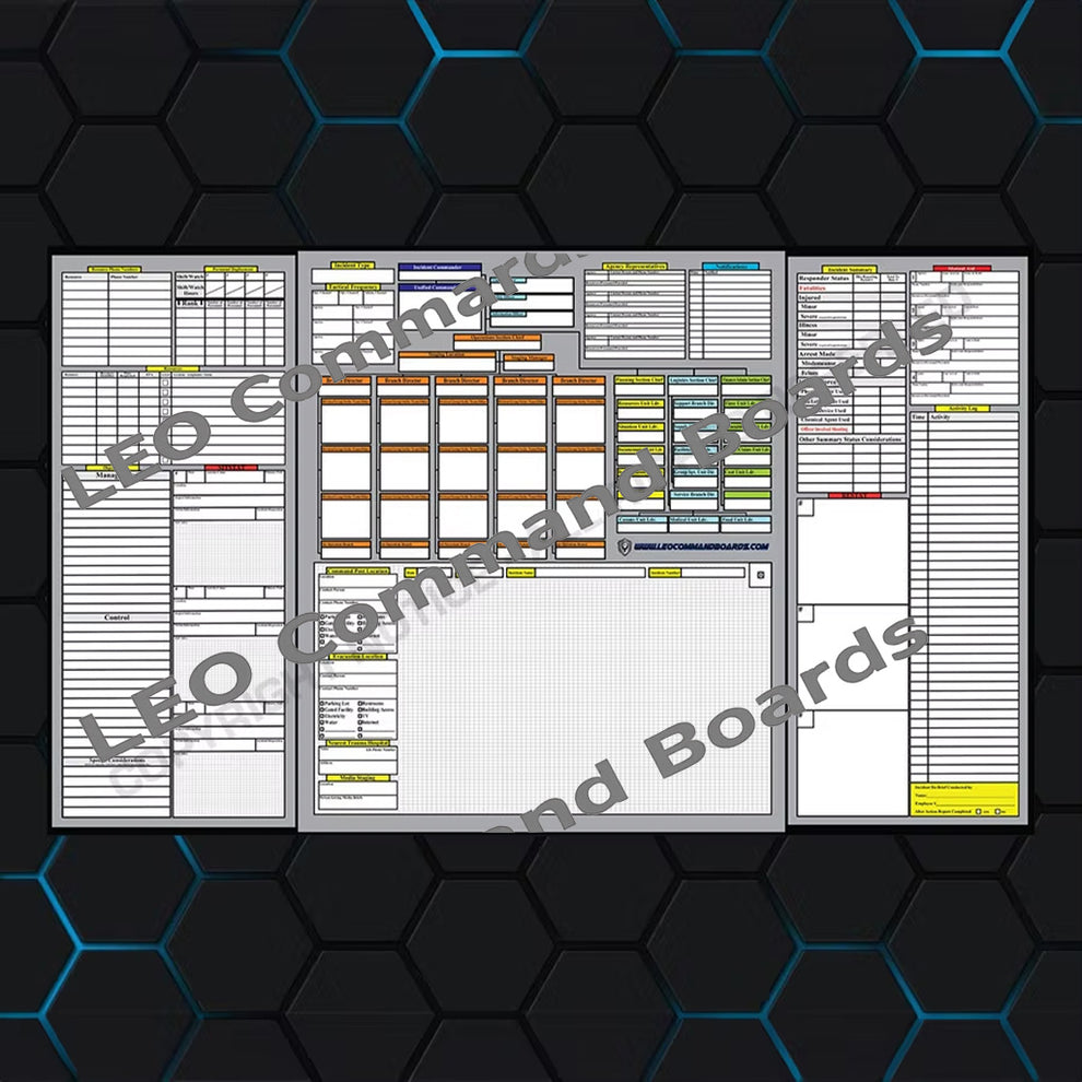 Command Center Trifold Board – L.E.O Command Boards